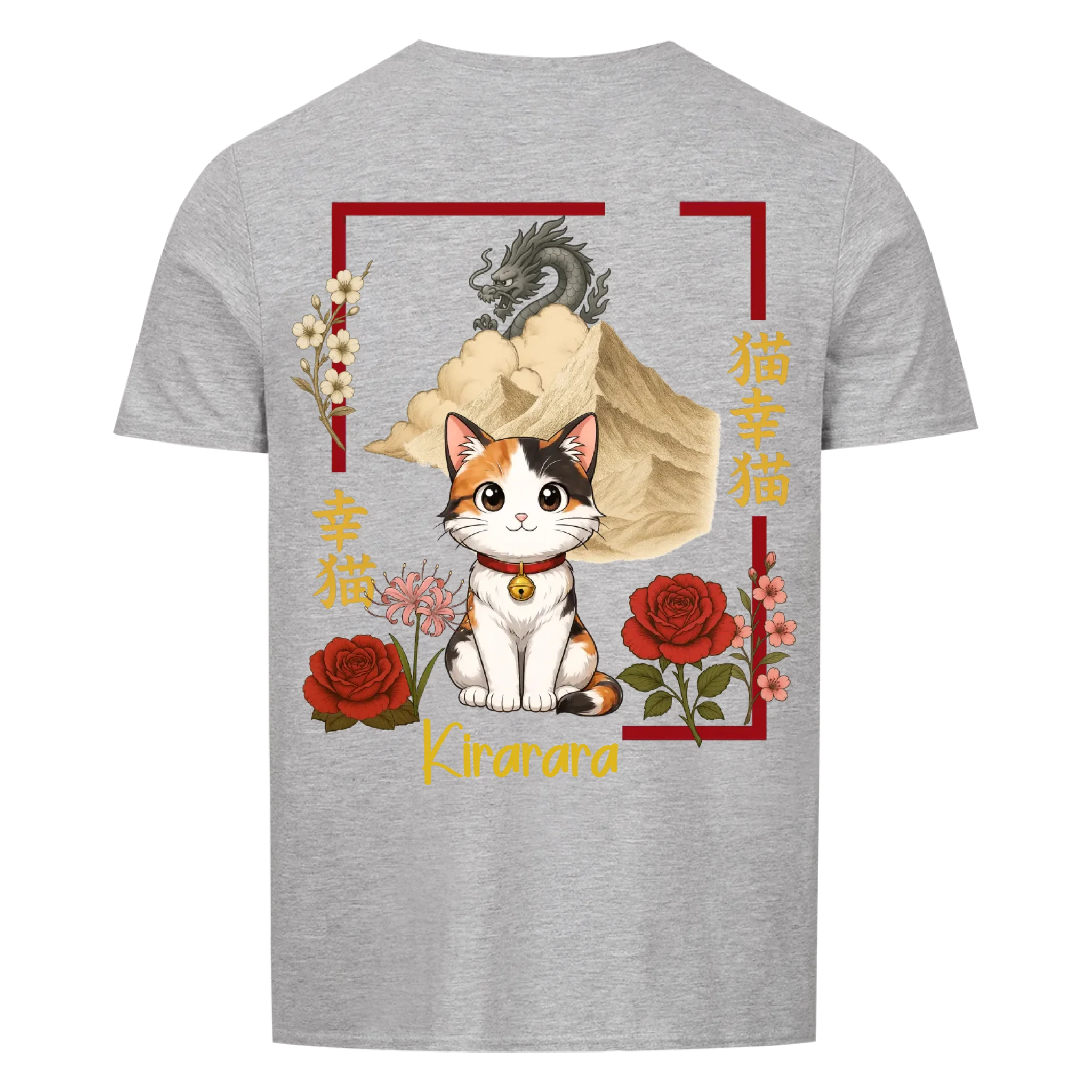 T-Shirt Anime Katze