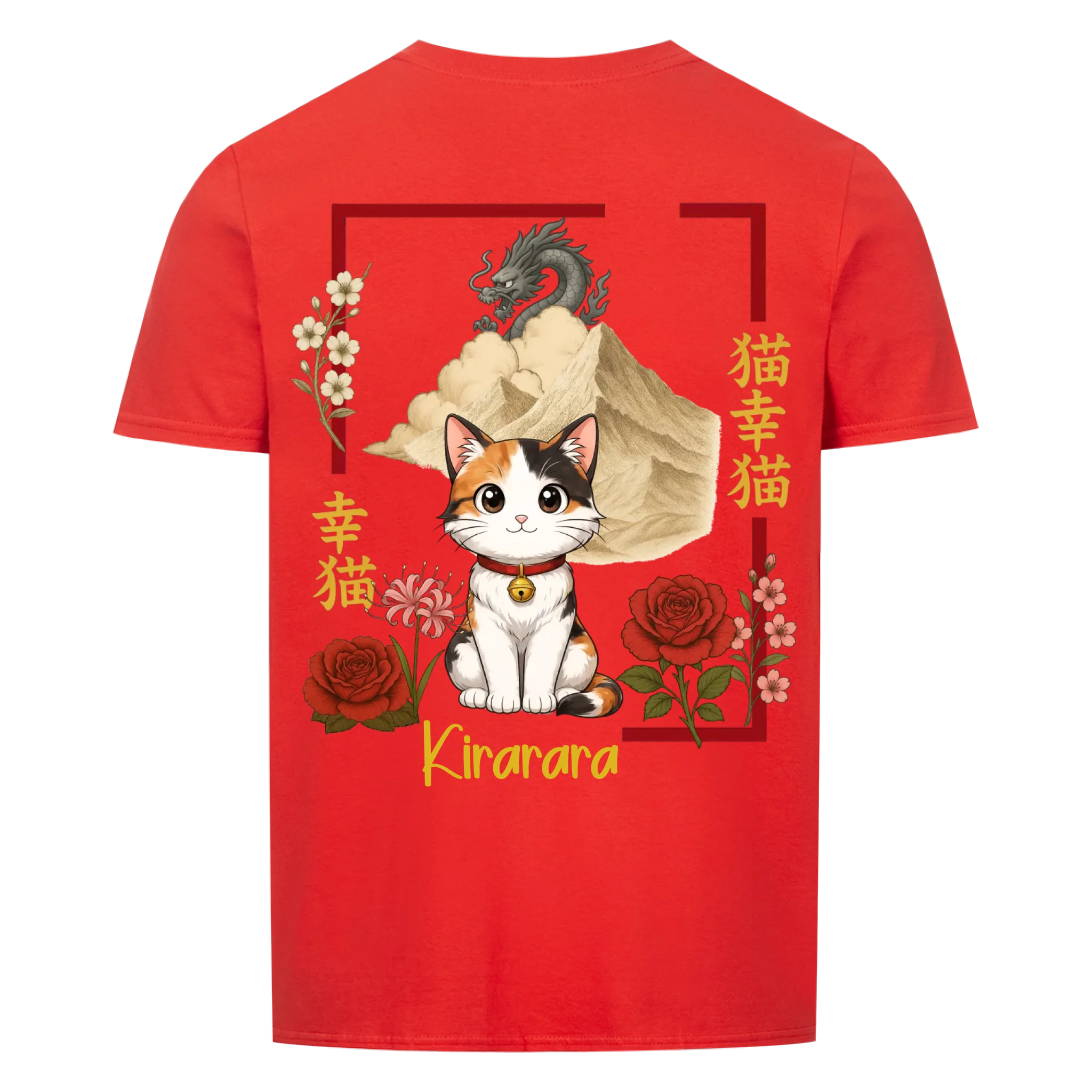 T-Shirt Anime Katze